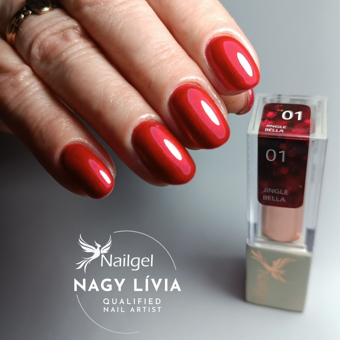 Nailgel Jingle Bella 01 gél lakk 8ml