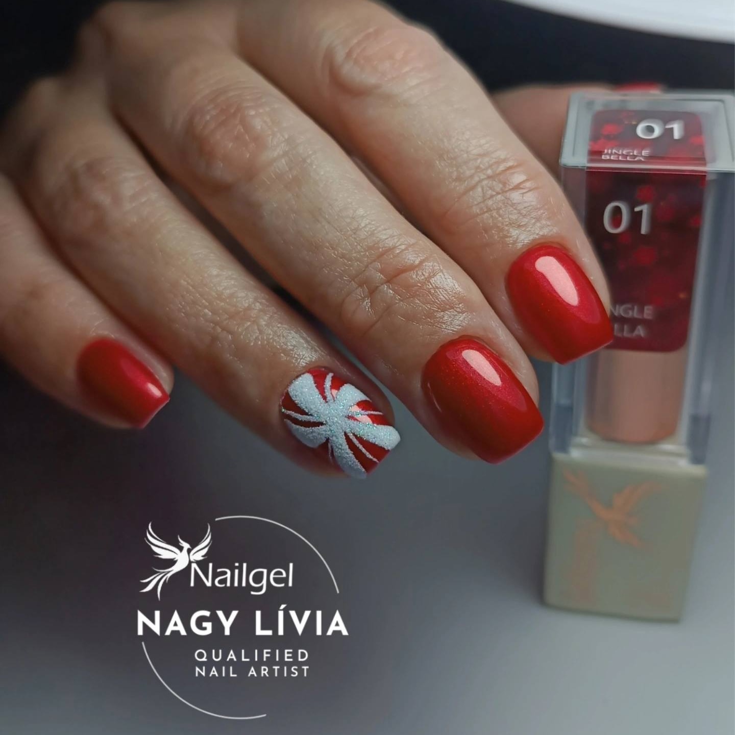 Nailgel Jingle Bella 01 gél lakk 8ml