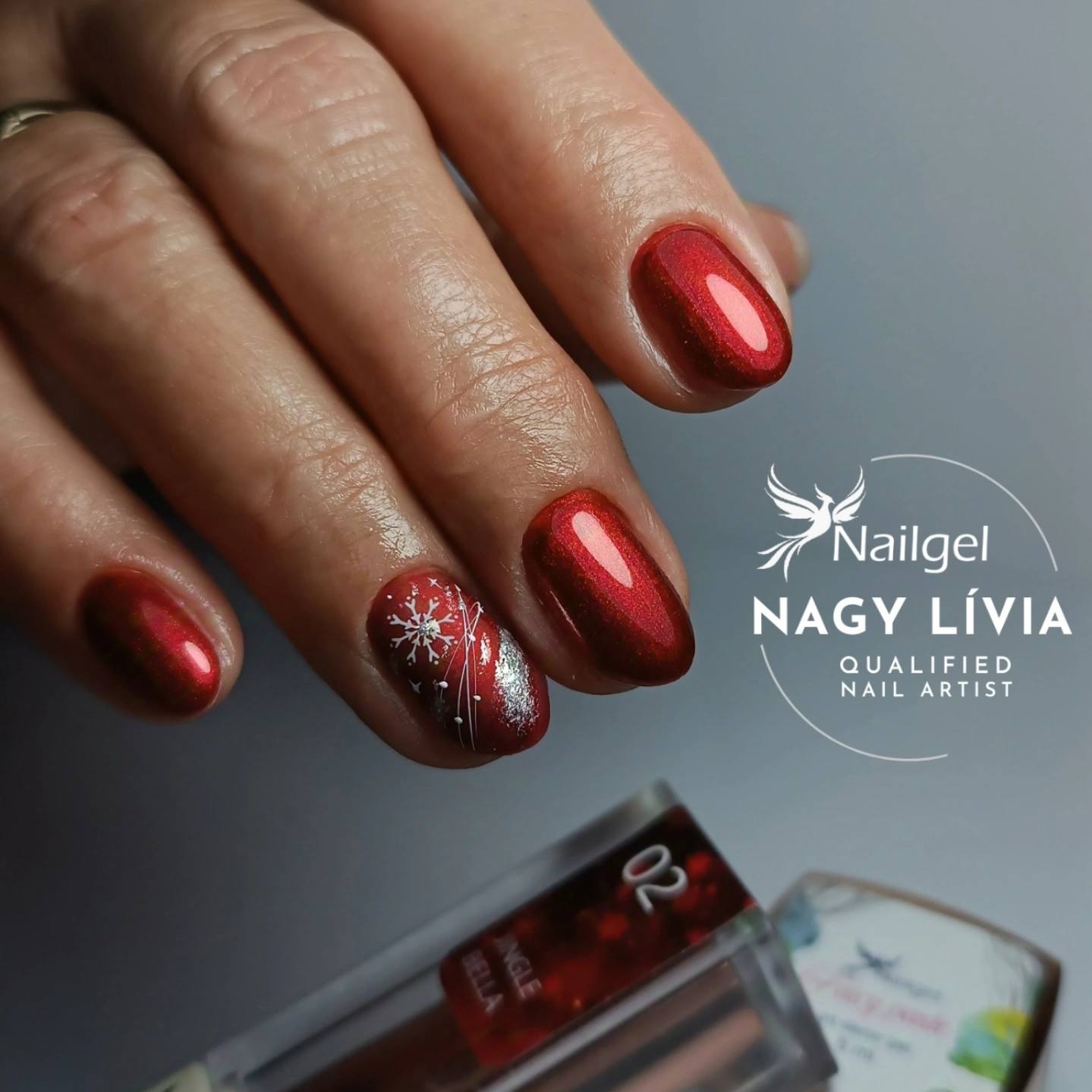 Nailgel Jingle Bella 02 gél lakk 8ml