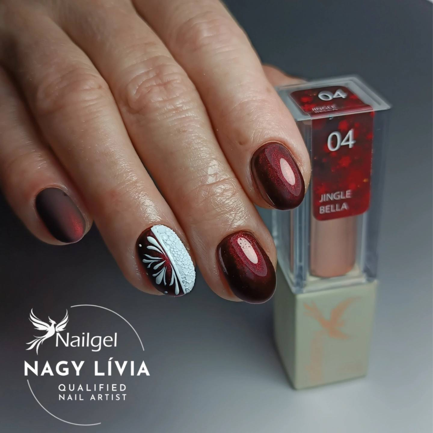 Nailgel Jingle Bella 04 gél lakk 8ml
