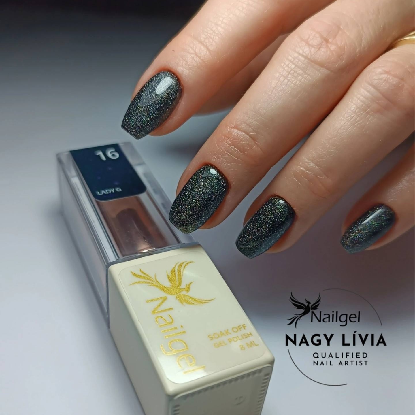 Nailgel Lady G 16 gél lakk 8ml