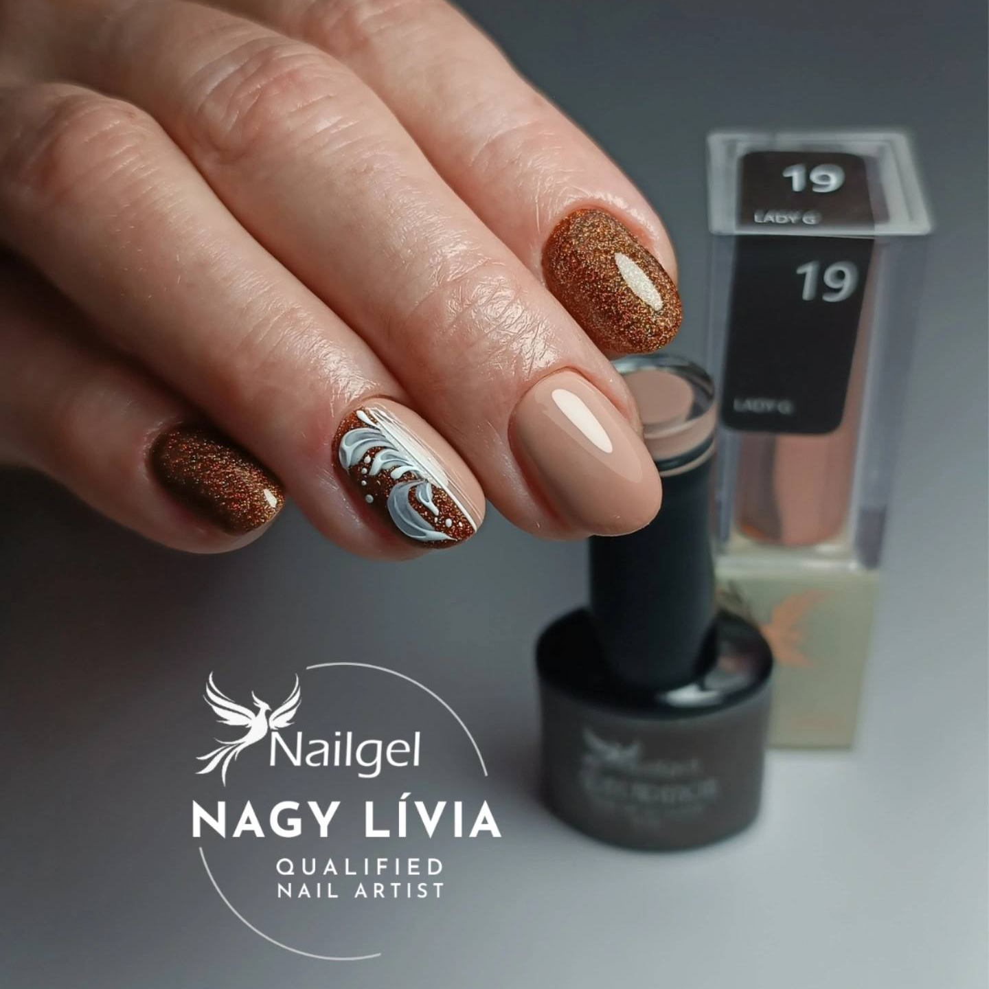 Nailgel Lady G 19 gél lakk 8ml