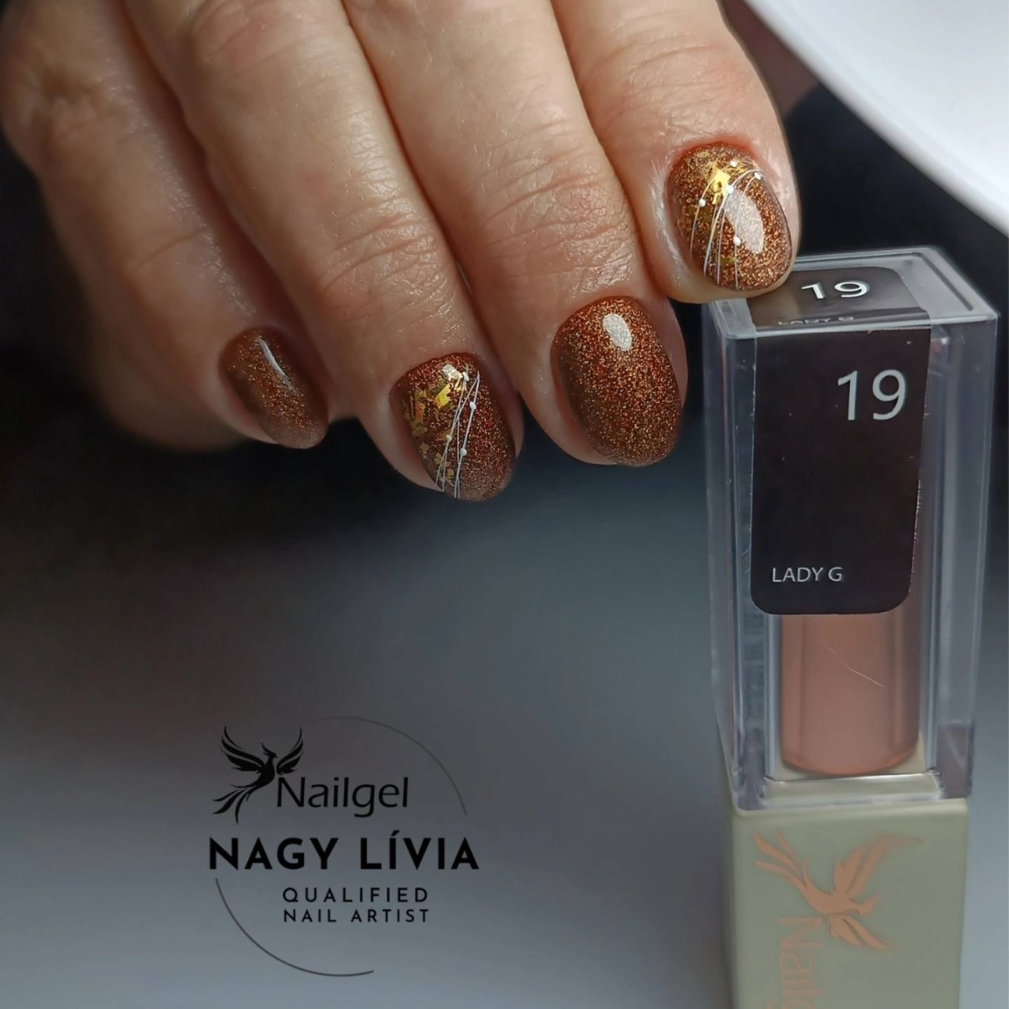 Nailgel Lady G 19 gél lakk 8ml