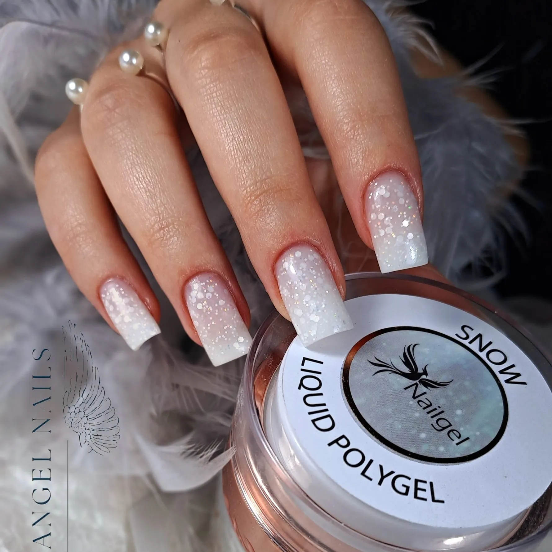 Nailgel Liquid Polygel Snow 15ml