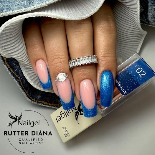 Nailgel Mrs. Blue 02 gél lakk 8ml