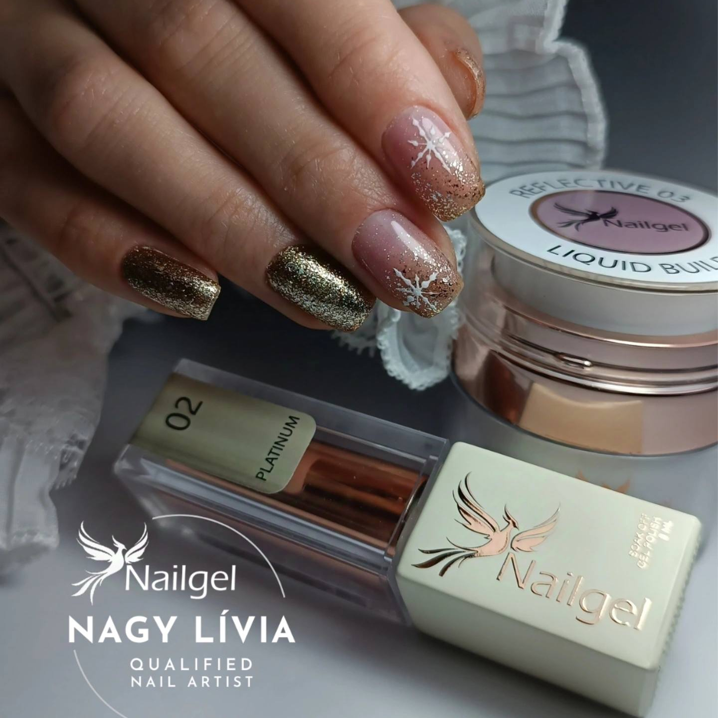 Nailgel Platinum 02 gél lakk 8ml
