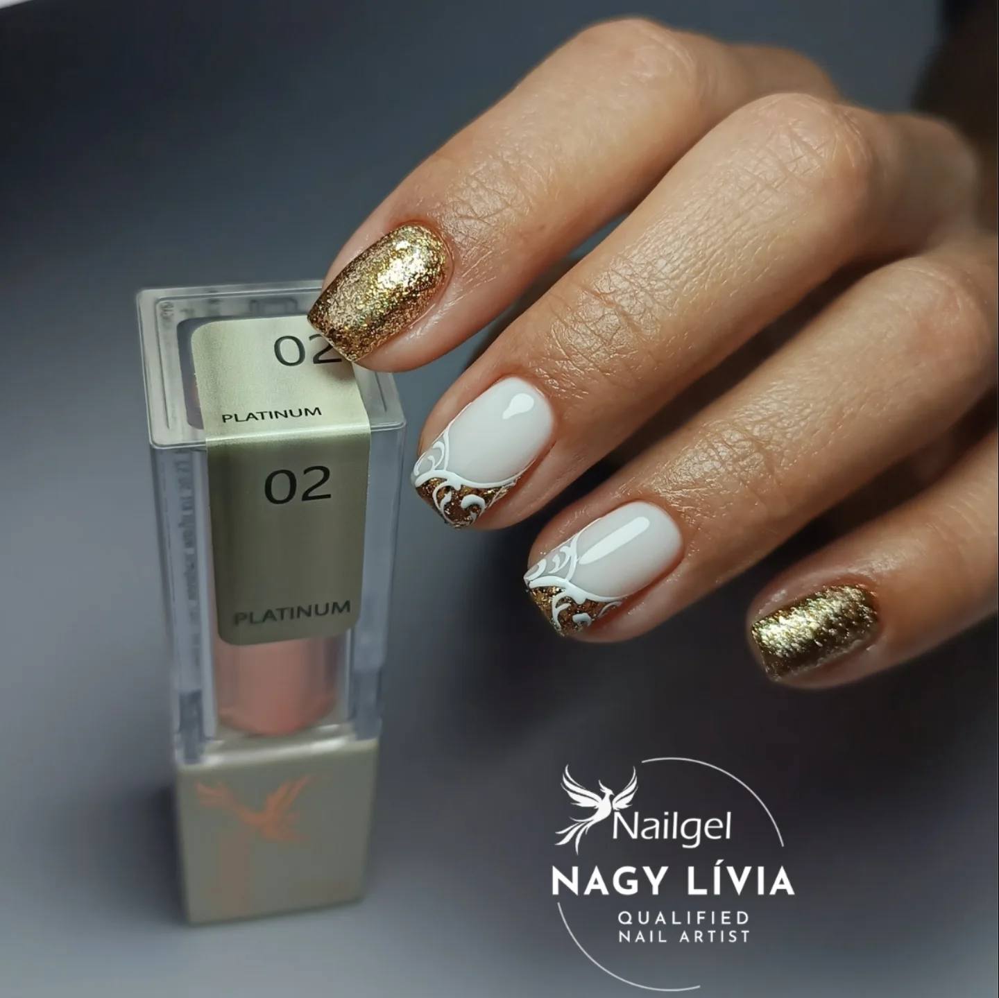 Nailgel Platinum 02 gél lakk 8ml