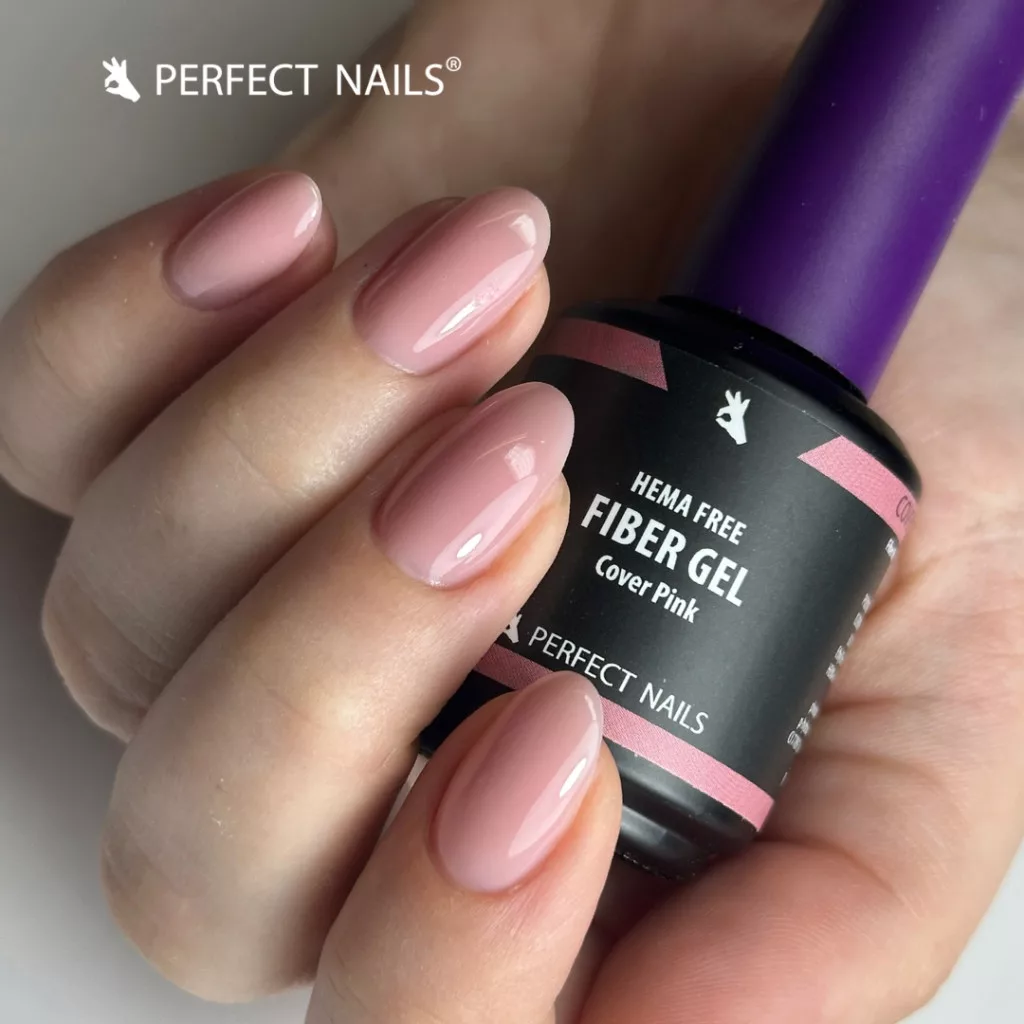 Perfect Nails Fiber Vitamin Base Gel Hema Free gél lakk alap 15ml - Cover Pink
