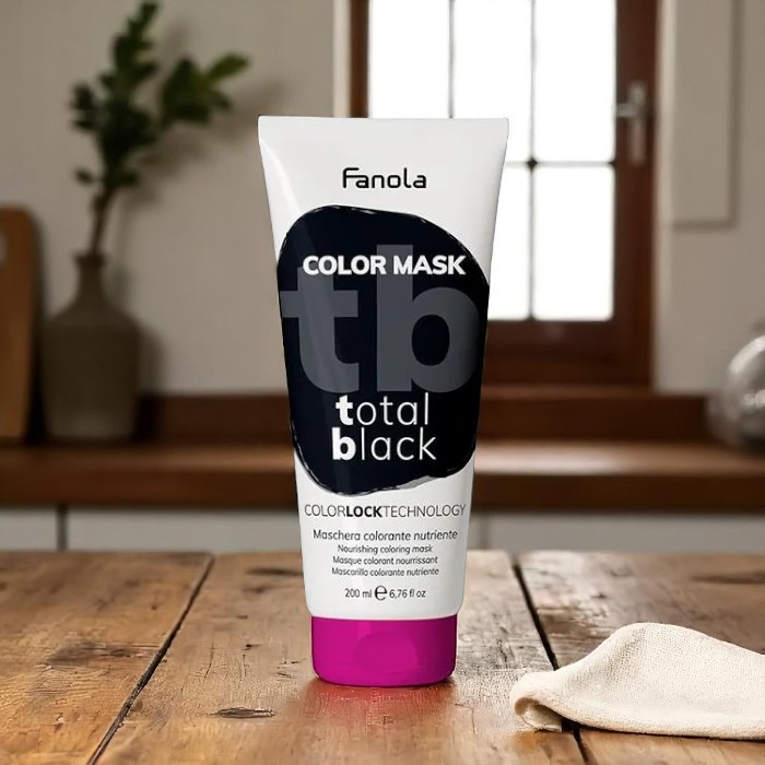 Fanola Color Színező maszk 200ml Fekete