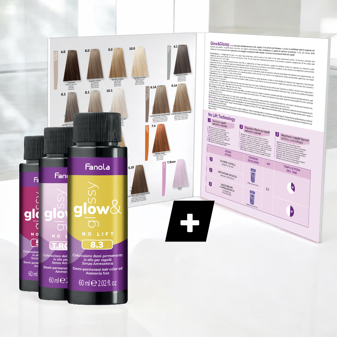 Fanola Glow Glossy Színező Színskála akció