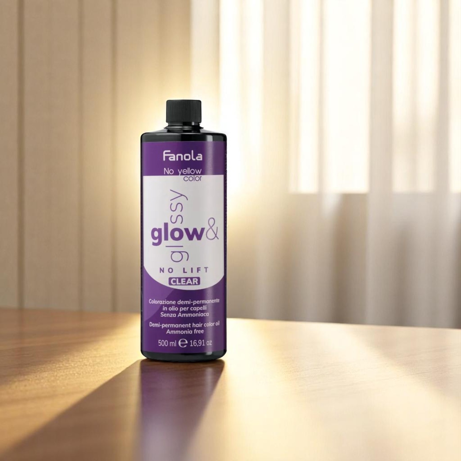 Fanola No Yellow Glow Glossy Toner Clear 500ml