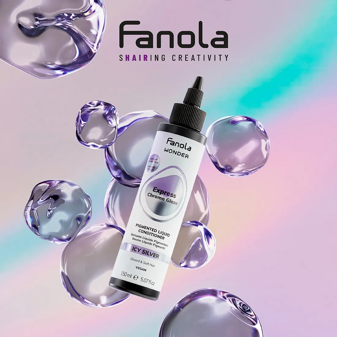 Fanola Wonder Express Chroma Glaze hajszínező 150ml