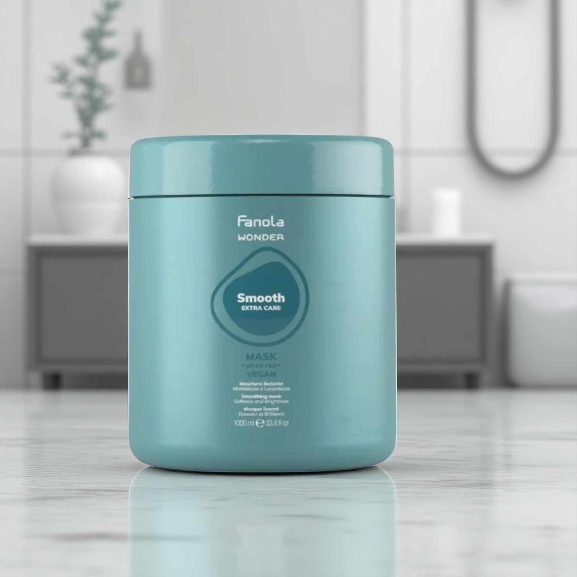 Fanola Wonder Smooth maszk nehezen kezelhető hajra 1000ml