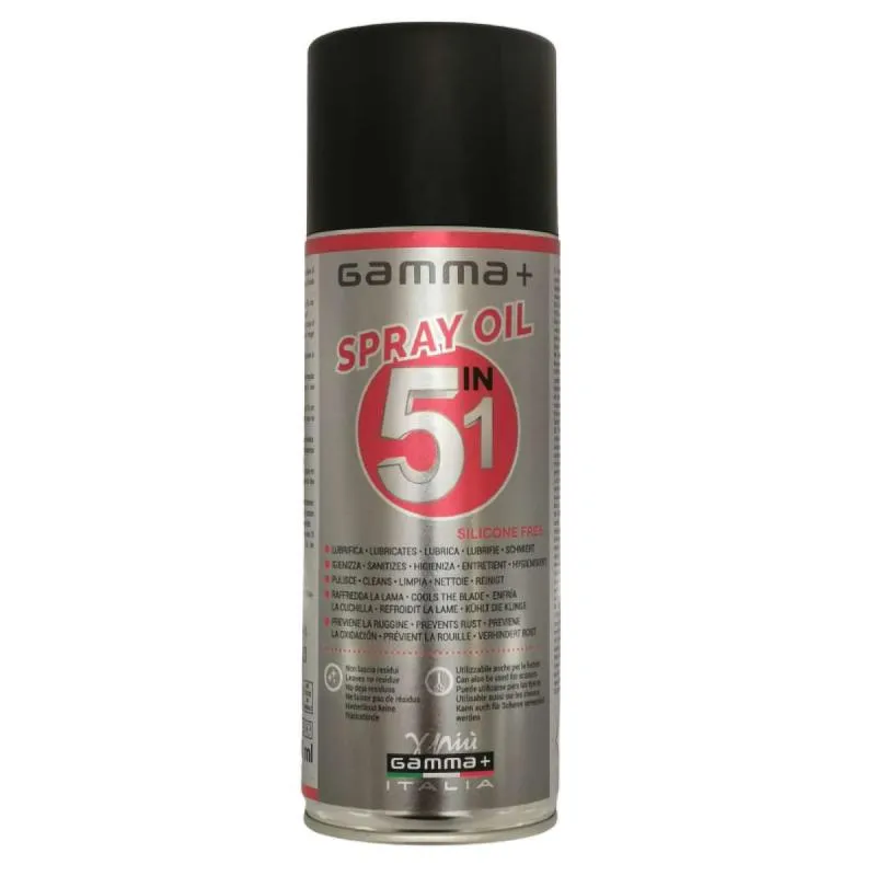 Gamma Piú Oil Spray hajvágógép olaj 400ml