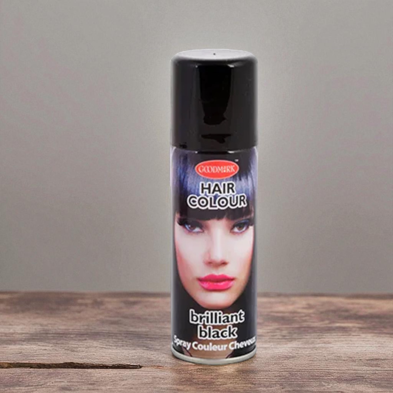 Goodmark Hajszínező Spray/Színes Hajlakk - Fekete Goodmark Hajszínező Spray/Színes Hajlakk - Fekete