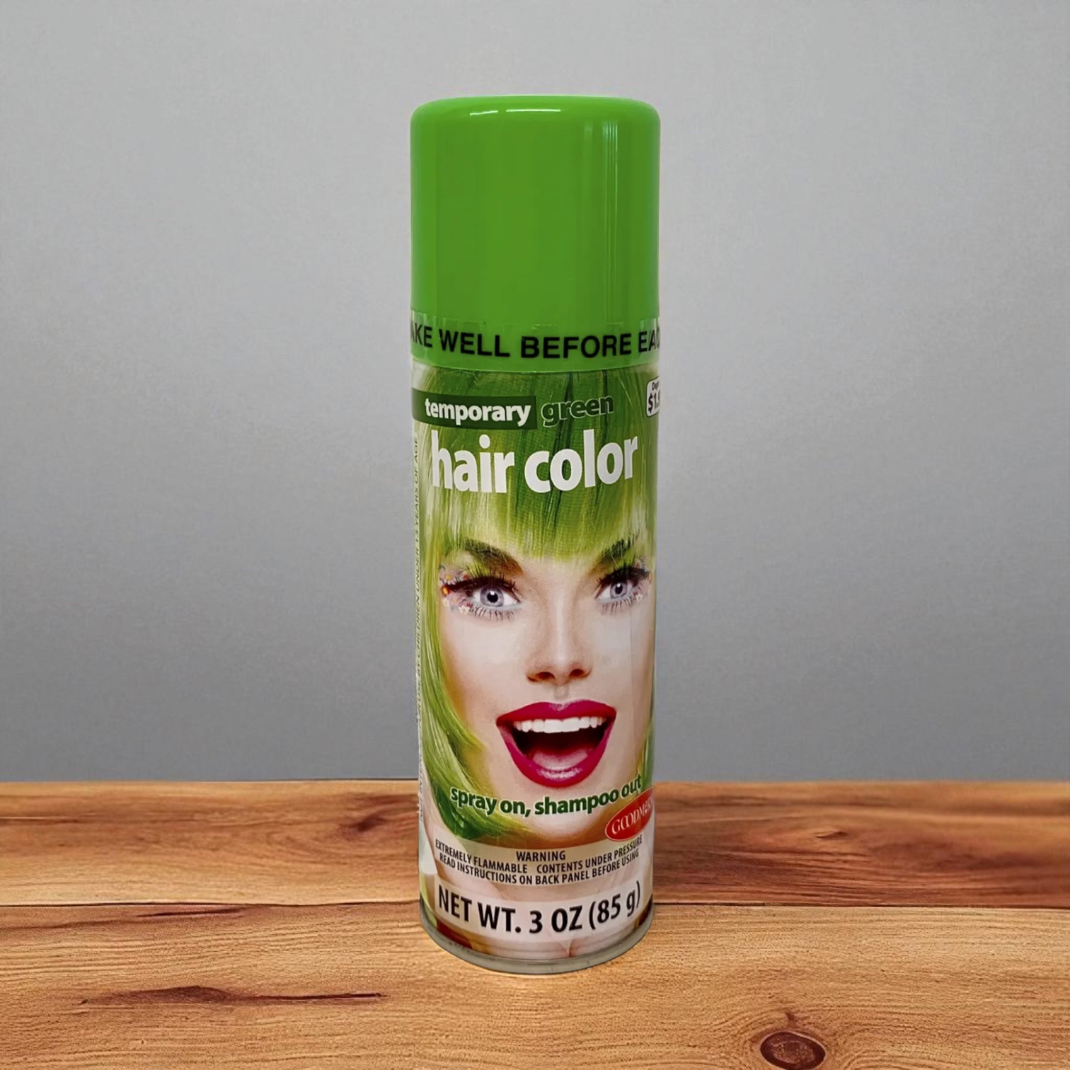 Goodmark Hajszínező Spray/Színes Hajlakk - Zöld Goodmark Hajszínező Spray/Színes Hajlakk - Zöld