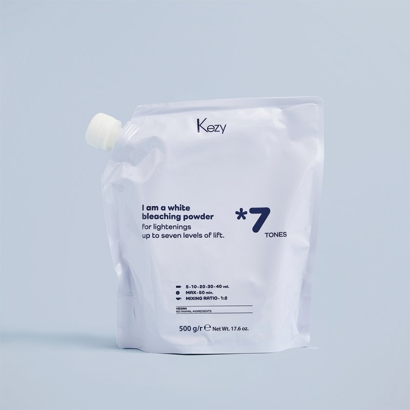 Kezy by AlfaParf Fehér szőkítőpor 500gr - 7 tónus