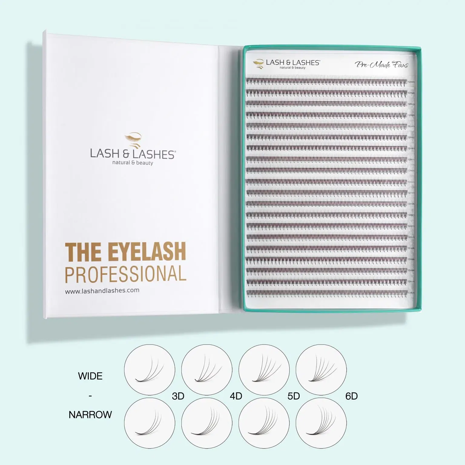 Lash & Lashes Pro Made Dúsító XL- tálca One-Size 6D szempilla Lash & Lashes Pro Made Dúsító XL- tálca One-Size 6D szempilla