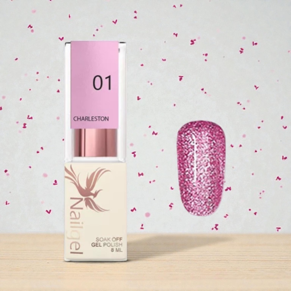 Nailgel Charlston gél lakk 01 8ml