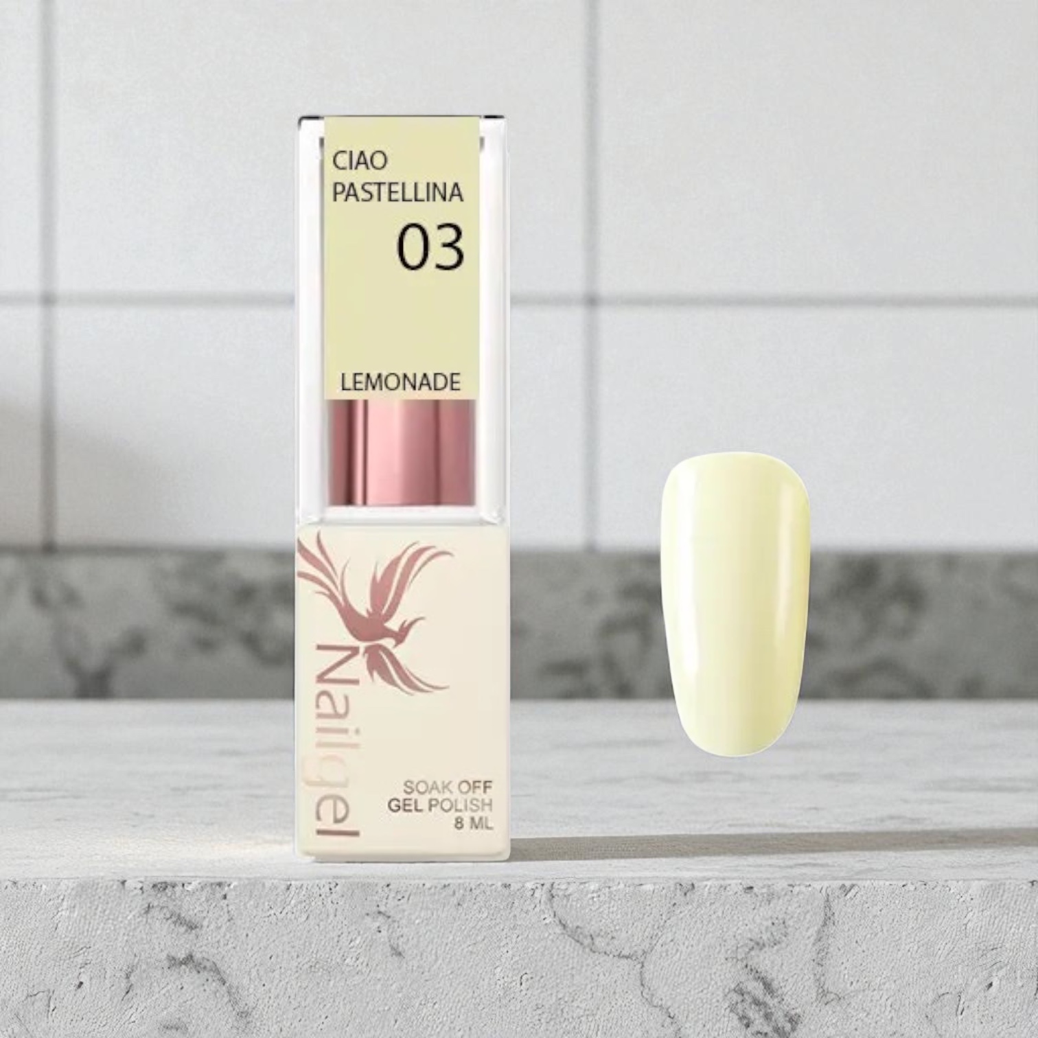Nailgel Ciao Pastellina 03 - Lemonade gél lakk 8ml Nailgel Ciao Pastellina 03 - Lemonade gél lakk 8ml