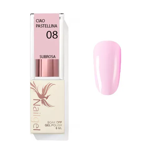Nailgel Ciao Pastellina 08 - Subrosa gél lakk 8ml