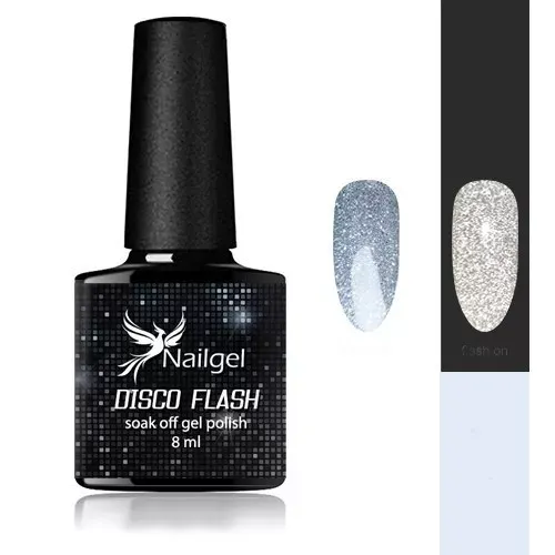 Nailgel Disco Flash gél lakk 01 8ml