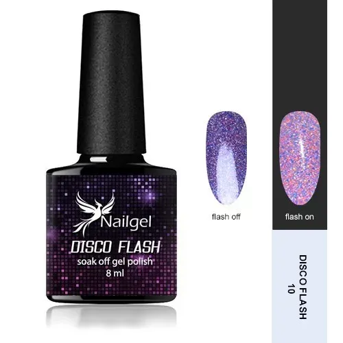 Nailgel Disco Flash gél lakk 10 8ml