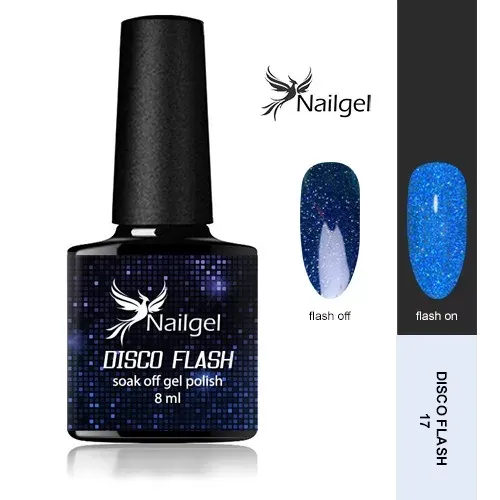 Nailgel Disco Flash gél lakk 17 8ml