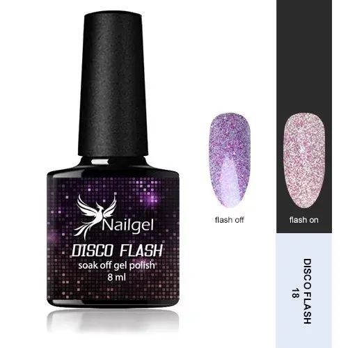 Nailgel Disco Flash gél lakk 18 8ml Nailgel Disco Flash gél lakk 18 8ml