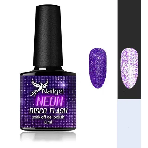Nailgel Disco Flash Neon 02 gél lakk 8ml