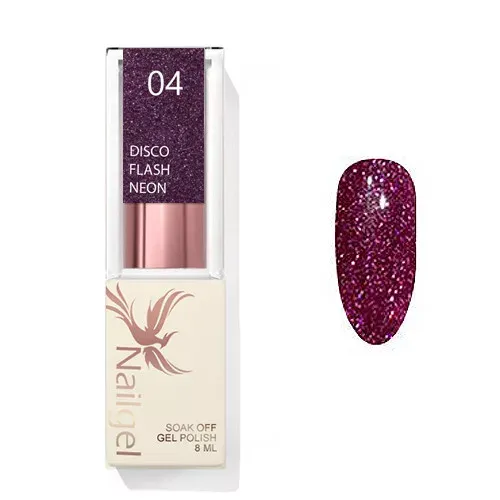 Nailgel Disco Flash Neon 04 gél lakk 8ml