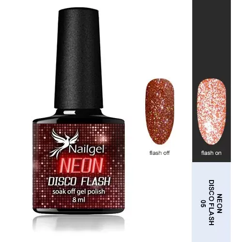 Nailgel Disco Flash Neon 05 gél lakk 8ml