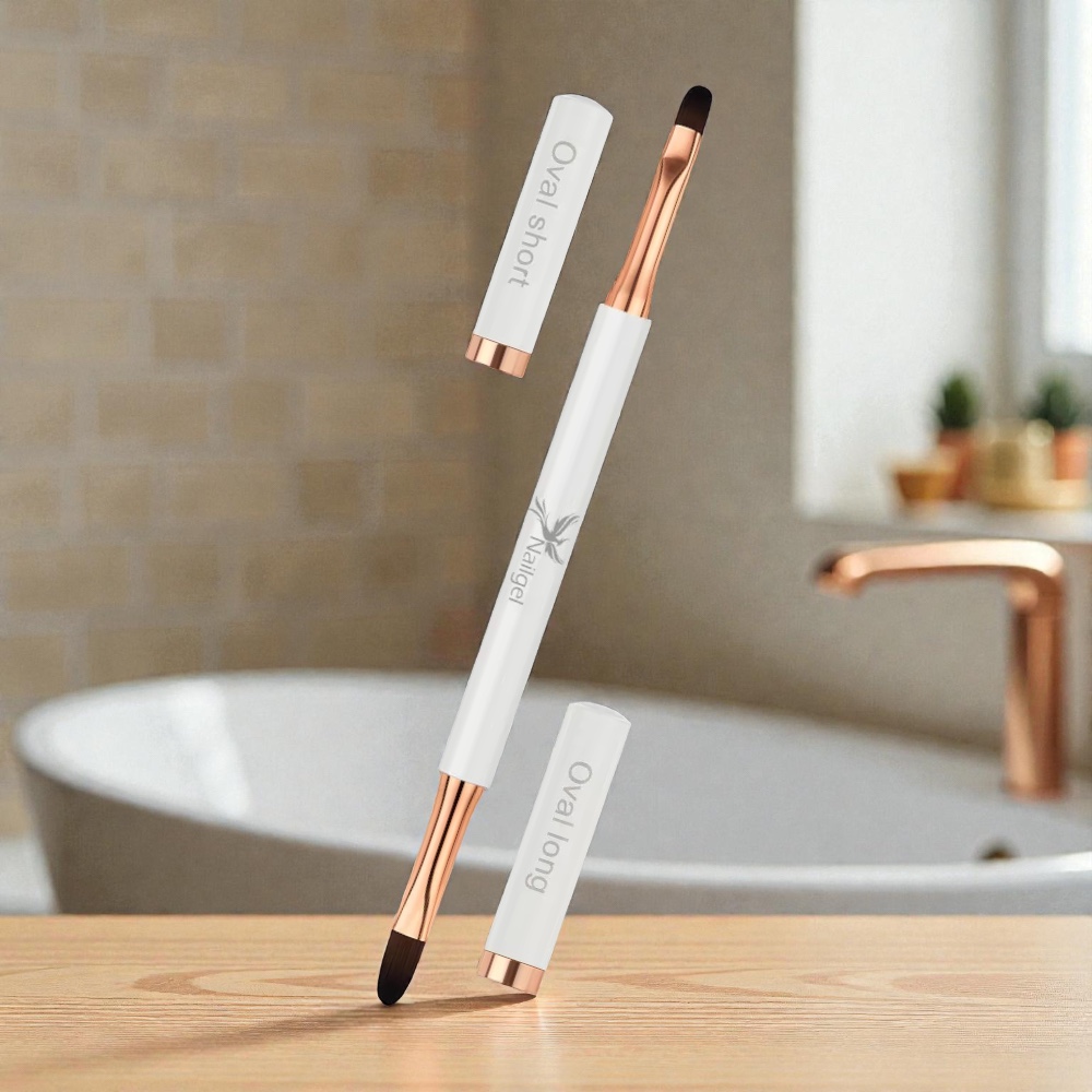 Nailgel Dual Pro Oval Short - Oval Long ecset
