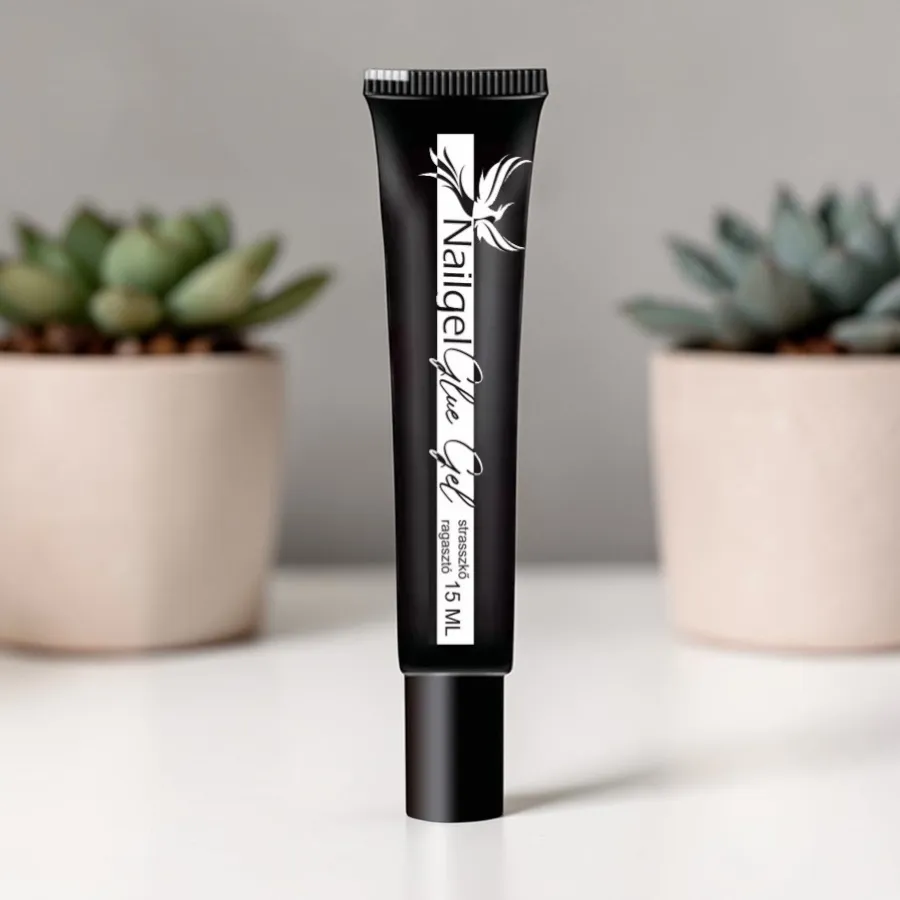 Nailgel extrém tartós strasszkőragasztó glue gel 15ml