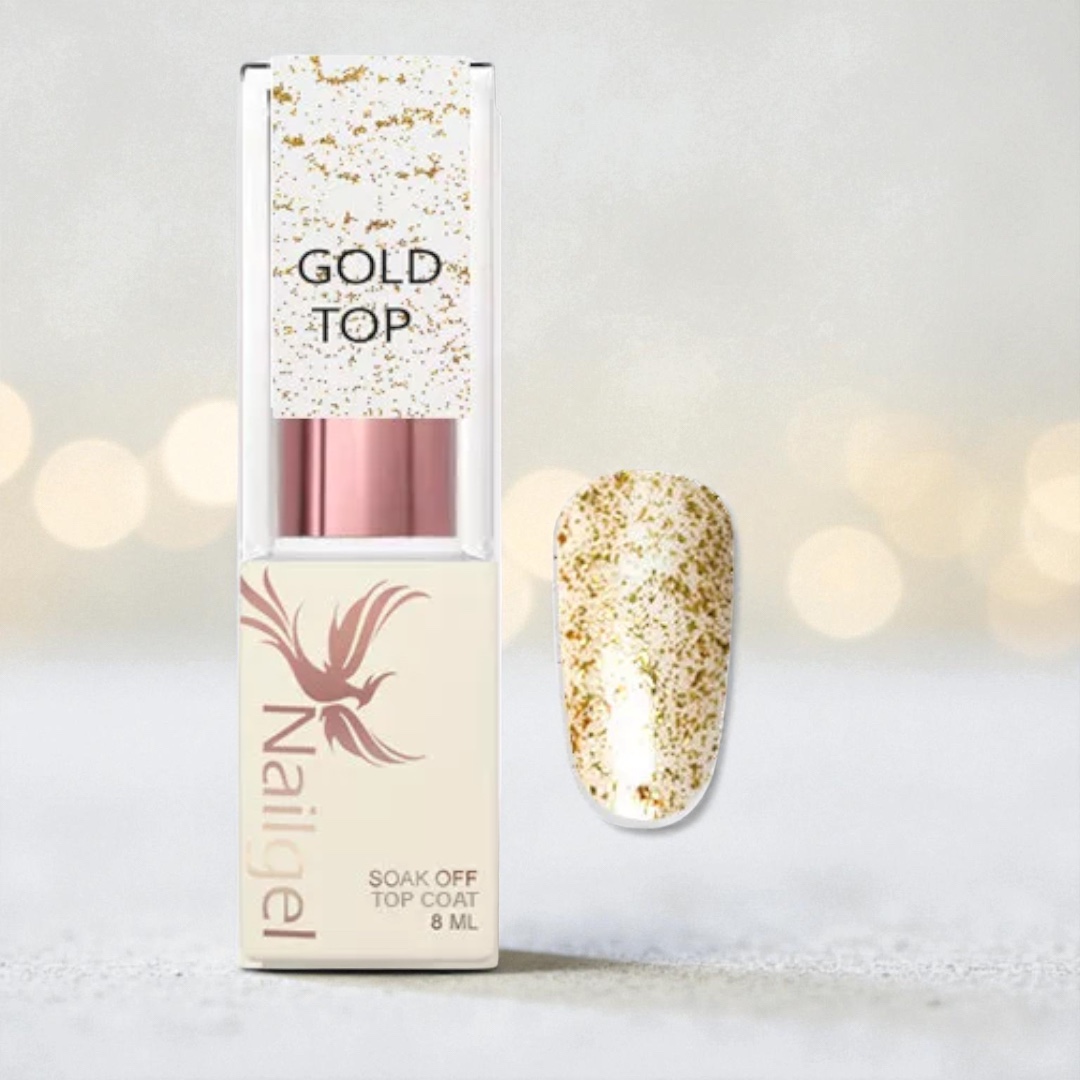 Nailgel Gold Top Coat Fényzselé 8ml
