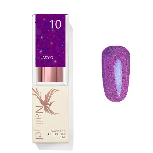 Nailgel Lady G 10 gél lakk 8ml
