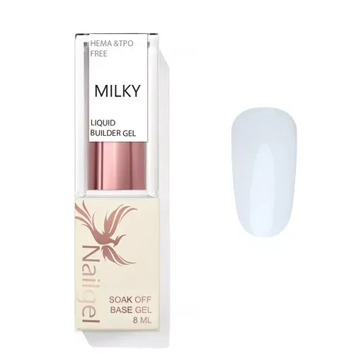 Nailgel Liquid builder gel - Milky - 8 ml
