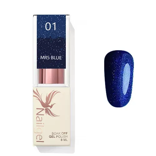 Nailgel Mrs. Blue 01 gél lakk 8ml