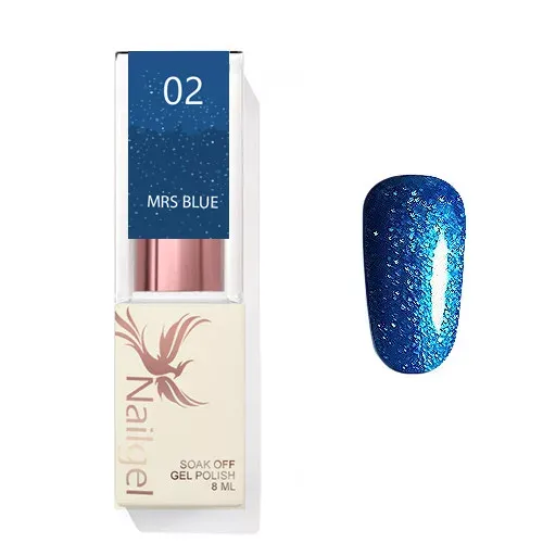 Nailgel Mrs. Blue 02 gél lakk 8ml