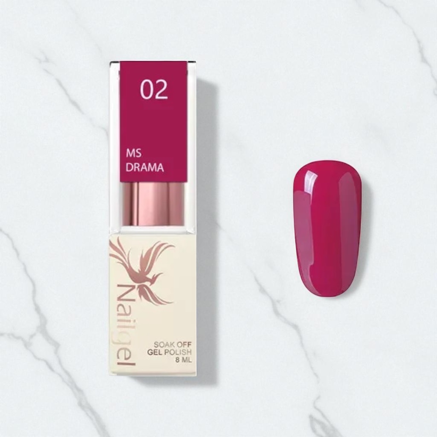 Nailgel Ms. Drama 02 gél lakk 8ml Nailgel Ms. Drama 02 gél lakk 8ml