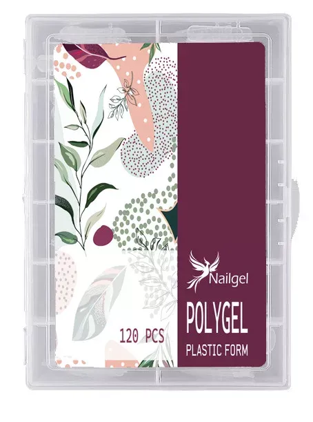 Nailgel Műanyag körömsablon 120 darabos