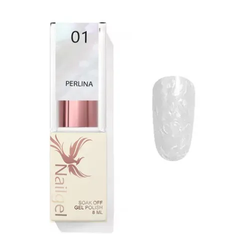 Nailgel Perlina 01 gél lakk 8ml