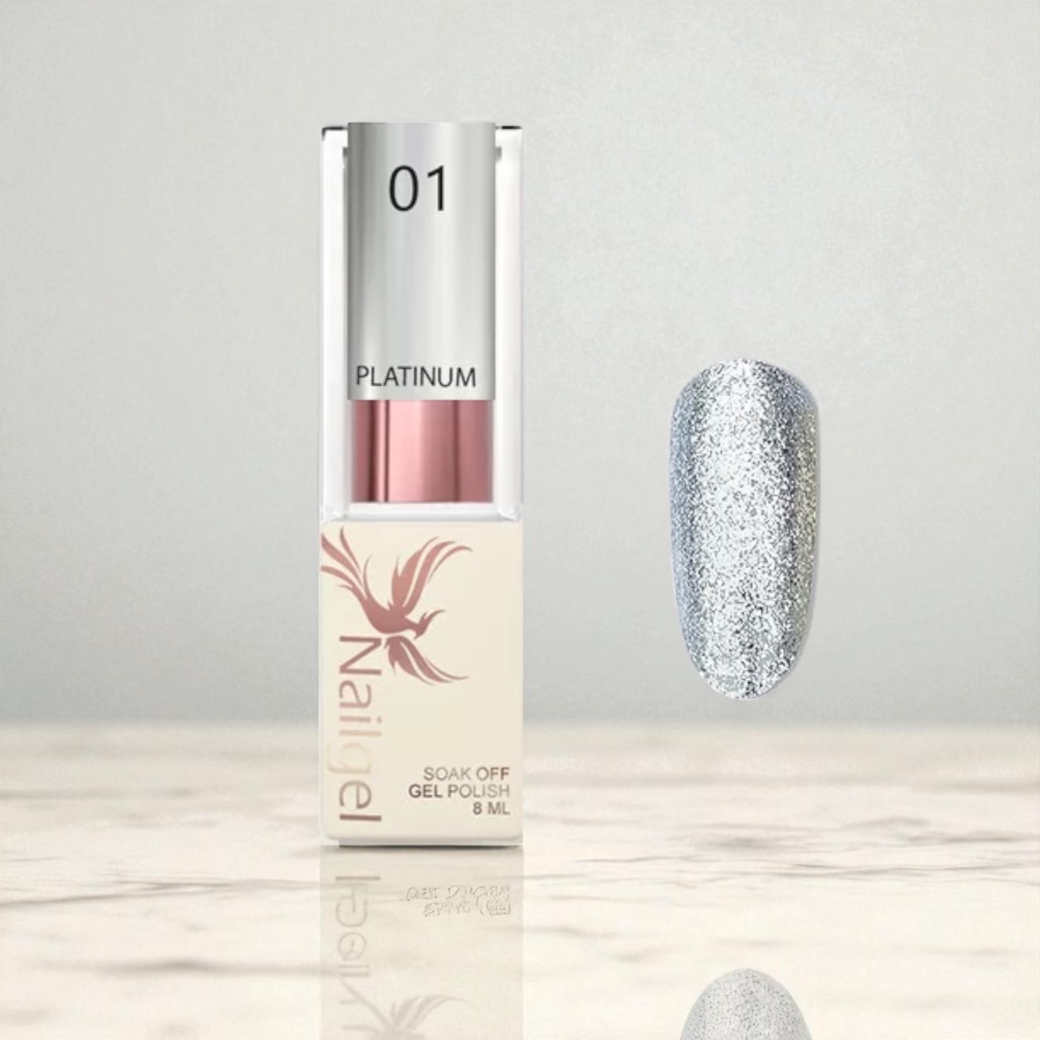 Nailgel Platinum 01 gél lakk 8ml Nailgel Platinum 01 gél lakk 8ml