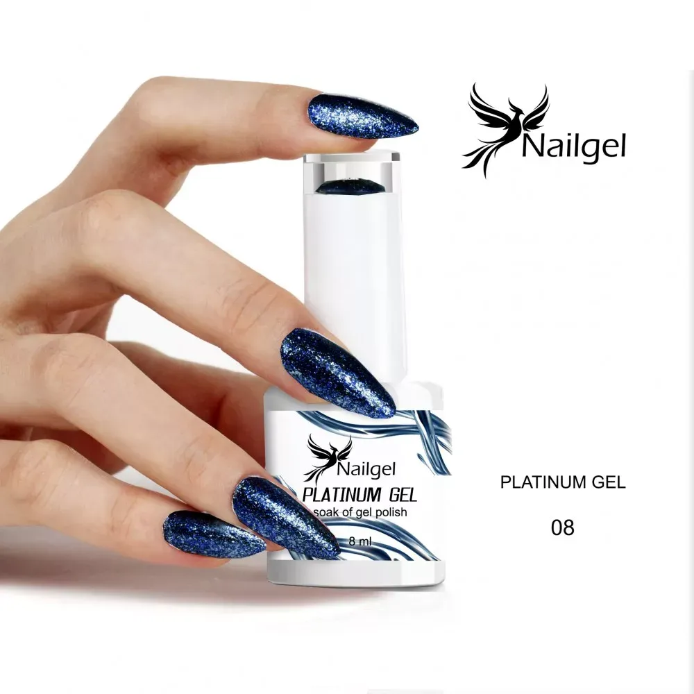 Nailgel Platinium 08 gél lakk 8ml