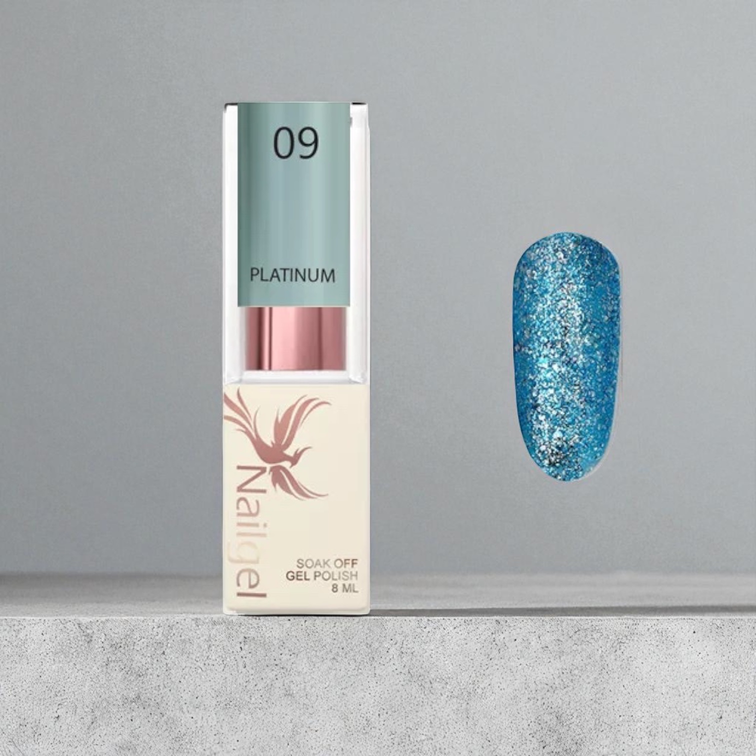 Nailgel Platinum 09 gél lakk 8ml Nailgel Platinum 09 gél lakk 8ml