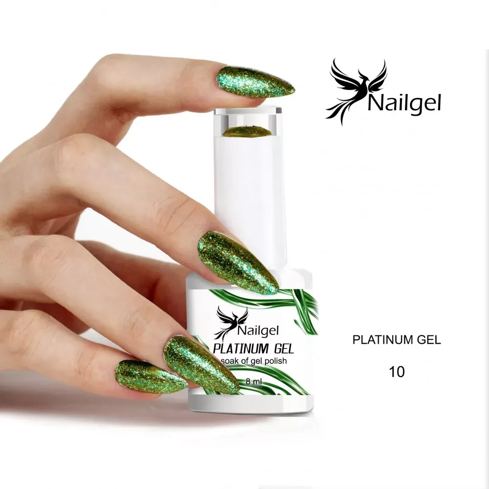Nailgel Platinium 10 gél lakk 8ml