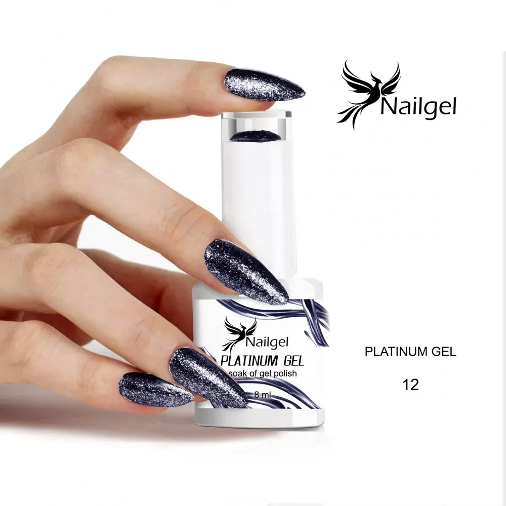 Nailgel Platinium 12 gél lakk 8ml