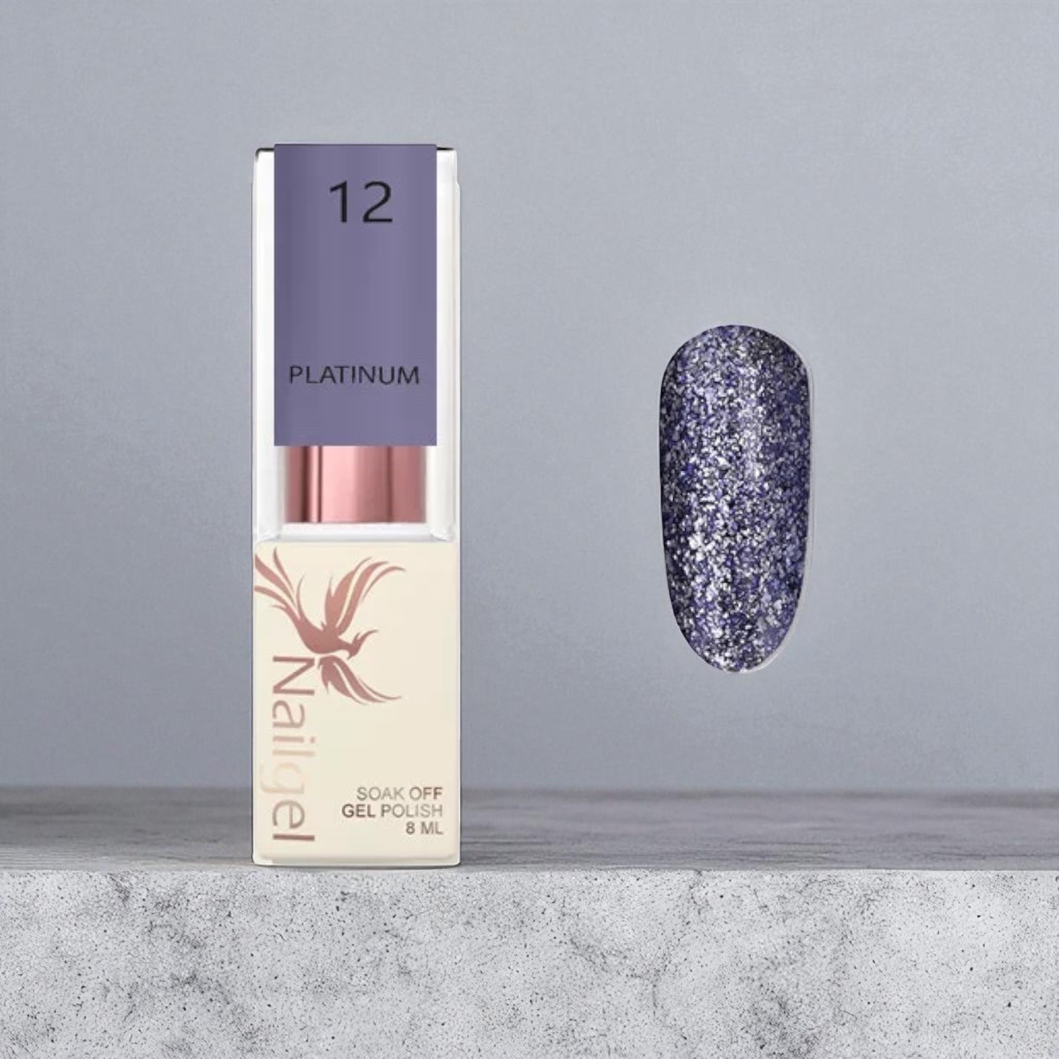 Nailgel Platinum 12 gél lakk 8ml Nailgel Platinum 12 gél lakk 8ml