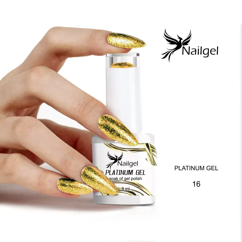 Nailgel Platinium 16 gél lakk 8ml