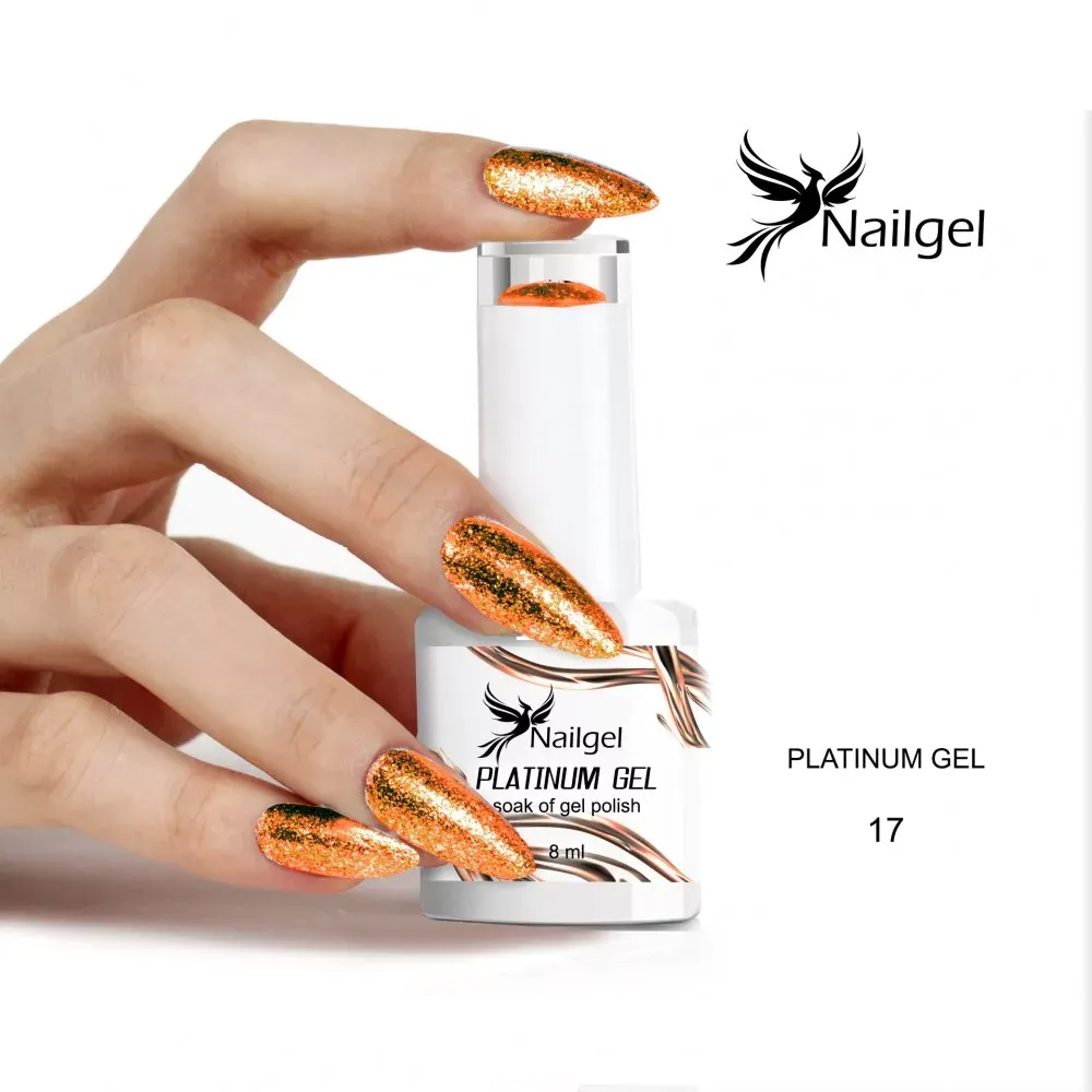 Nailgel Platinium 17 gél lakk 8ml